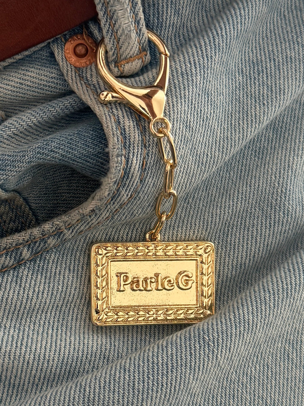 Parle-G Keychain Bag Charm